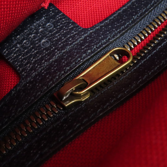GUCCI Backpack 598184 wool Navy GG wool Women Used Authentic