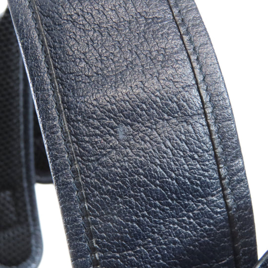 GUCCI Backpack 598184 wool Navy GG wool Women Used Authentic