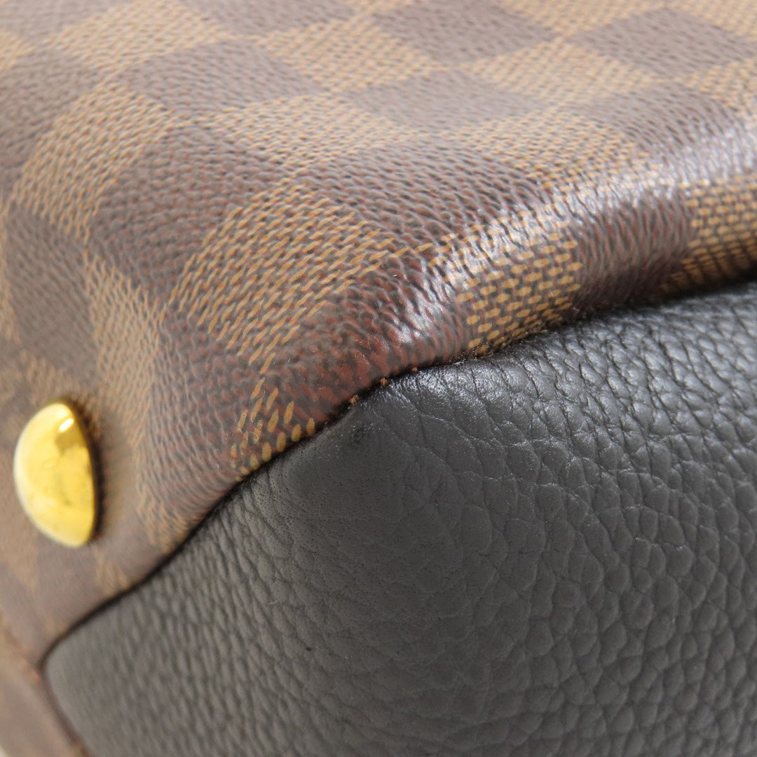 LOUIS VUITTON Handbag N41673 Damier canvas Brown Brittany Women Used Authentic