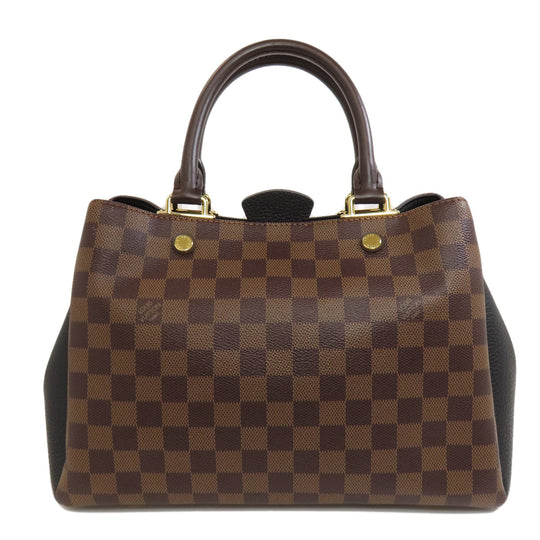 LOUIS VUITTON Handbag N41673 Damier canvas Brown Brittany Women Used Authentic