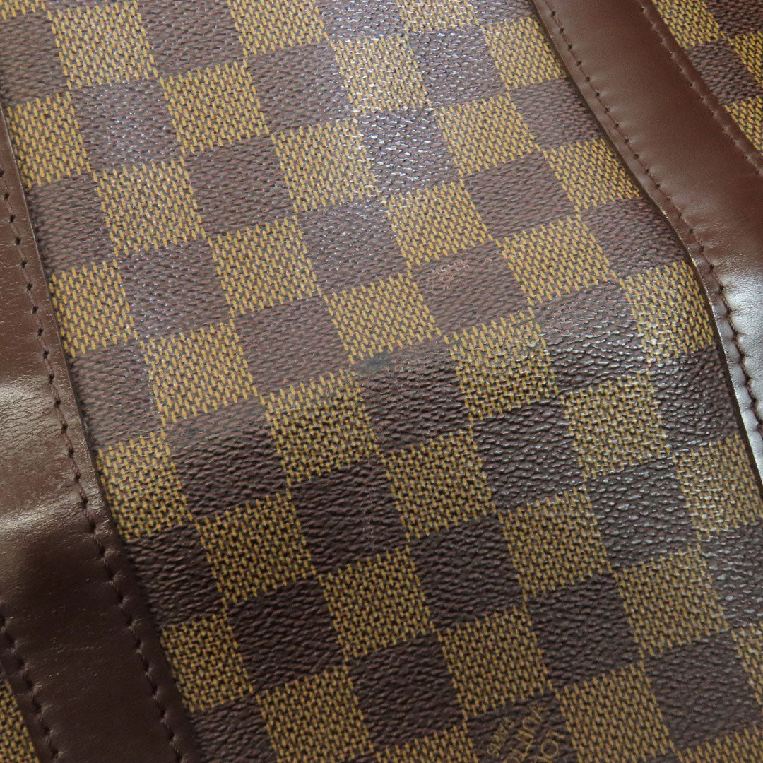 LOUIS VUITTON Boston Duffel bag N41414 Damier canvas Brown Keepall 55 bandouliere Women(Unisex) Used Authentic