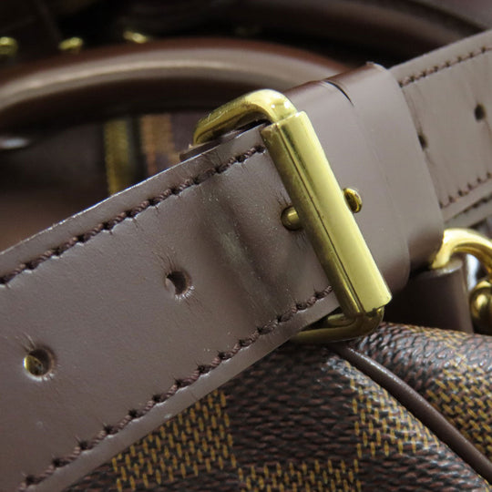 LOUIS VUITTON Boston Duffel bag N41414 Damier canvas Brown Keepall 55 bandouliere Women(Unisex) Used Authentic