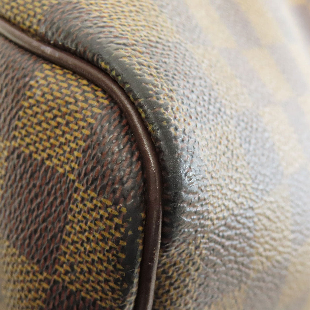 LOUIS VUITTON Boston Duffel bag N41414 Damier canvas Brown Keepall 55 bandouliere Women(Unisex) Used Authentic