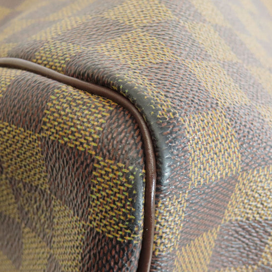 LOUIS VUITTON Boston Duffel bag N41414 Damier canvas Brown Keepall 55 bandouliere Women(Unisex) Used Authentic