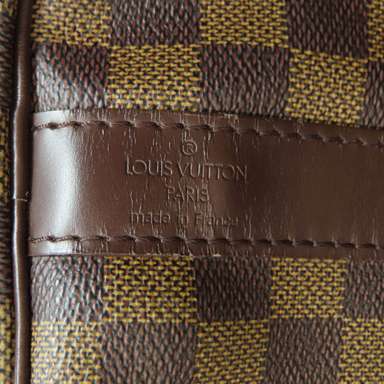 LOUIS VUITTON Boston Duffel bag N41414 Damier canvas Brown Keepall 55 bandouliere Women(Unisex) Used Authentic