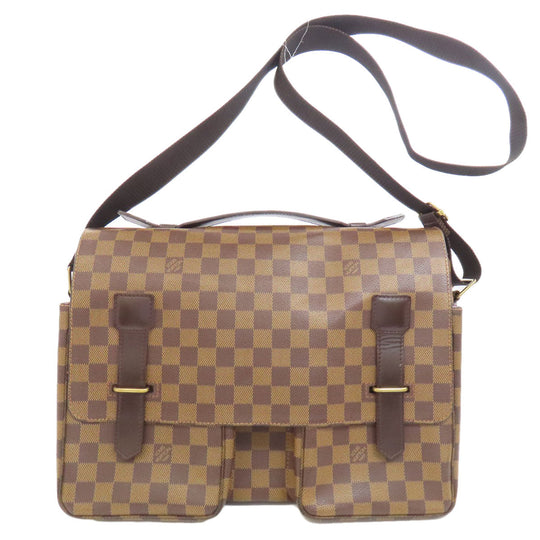 LOUIS VUITTON Handbag N42270 Damier canvas Brown Broadway Women Used Authentic