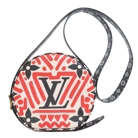 LOUIS VUITTON Shoulder Bag M45366 Monogram Giant Red Bowt Chapot Supreme Women Used Authentic