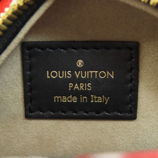 LOUIS VUITTON Shoulder Bag M45366 Monogram Giant Red Bowt Chapot Supreme Women Used Authentic