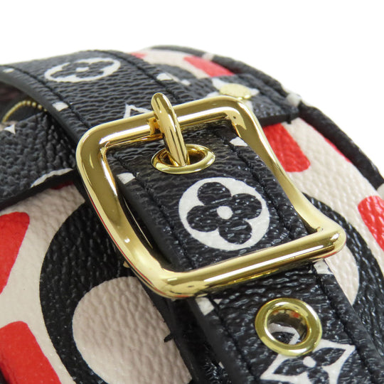 LOUIS VUITTON Shoulder Bag M45366 Monogram Giant Red Bowt Chapot Supreme Women Used Authentic
