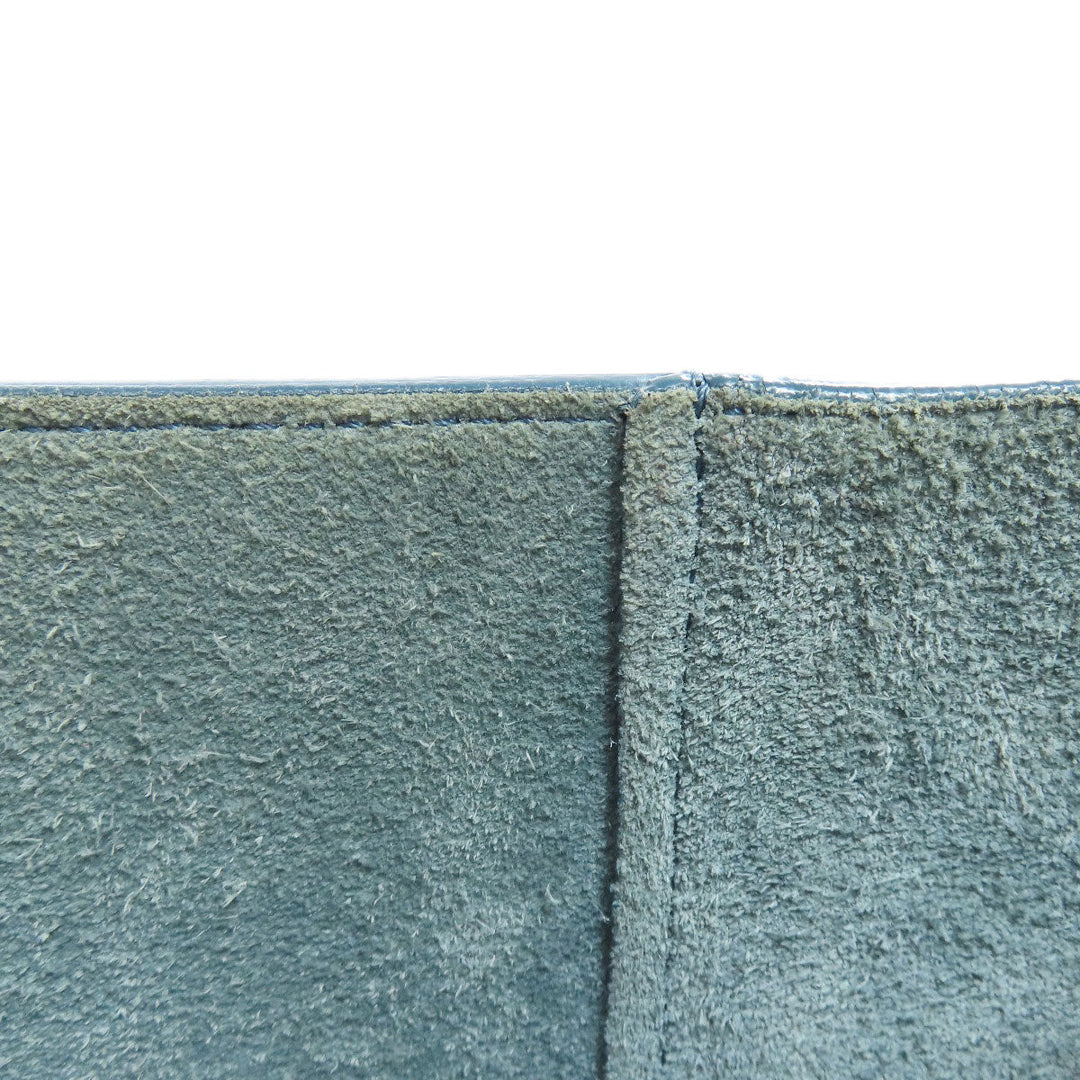 CELINE Shoulder Bag Calfskin blue Sangle Bucket Small