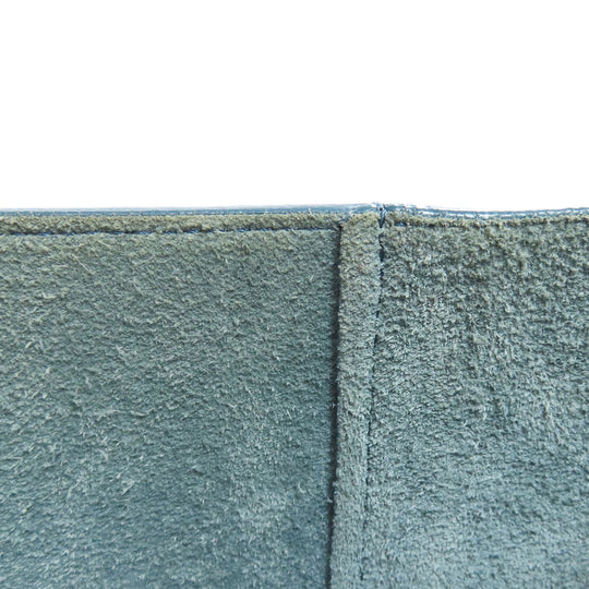 CELINE Shoulder Bag Calfskin blue Sangle Bucket Small