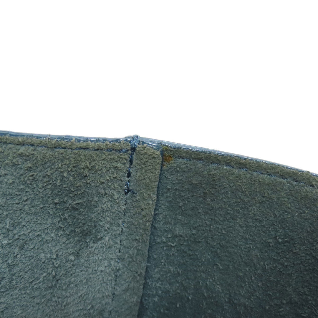 CELINE Shoulder Bag Calfskin blue Sangle Bucket Small