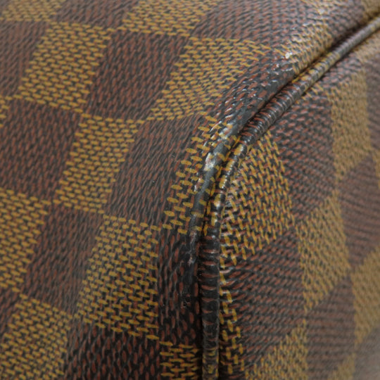 LOUIS VUITTON Tote Bag N41108 Damier canvas Brown Hippo Rivington Women Used Authentic