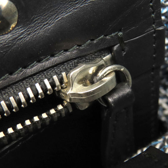 BALENCIAGA Handbag 410790 Cotton, Leather black Jig Zucker Mini Hippo Women Used Authentic