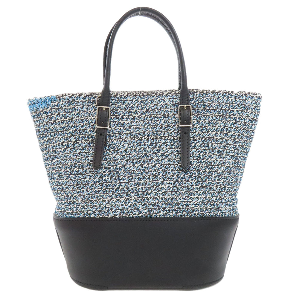 BALENCIAGA Handbag 410790 Cotton, Leather black Jig Zucker Mini Hippo Women Used Authentic