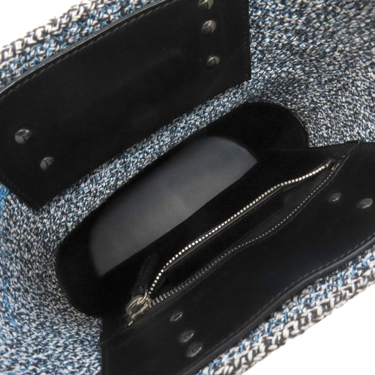 BALENCIAGA Handbag 410790 Cotton, Leather black Jig Zucker Mini Hippo Women Used Authentic