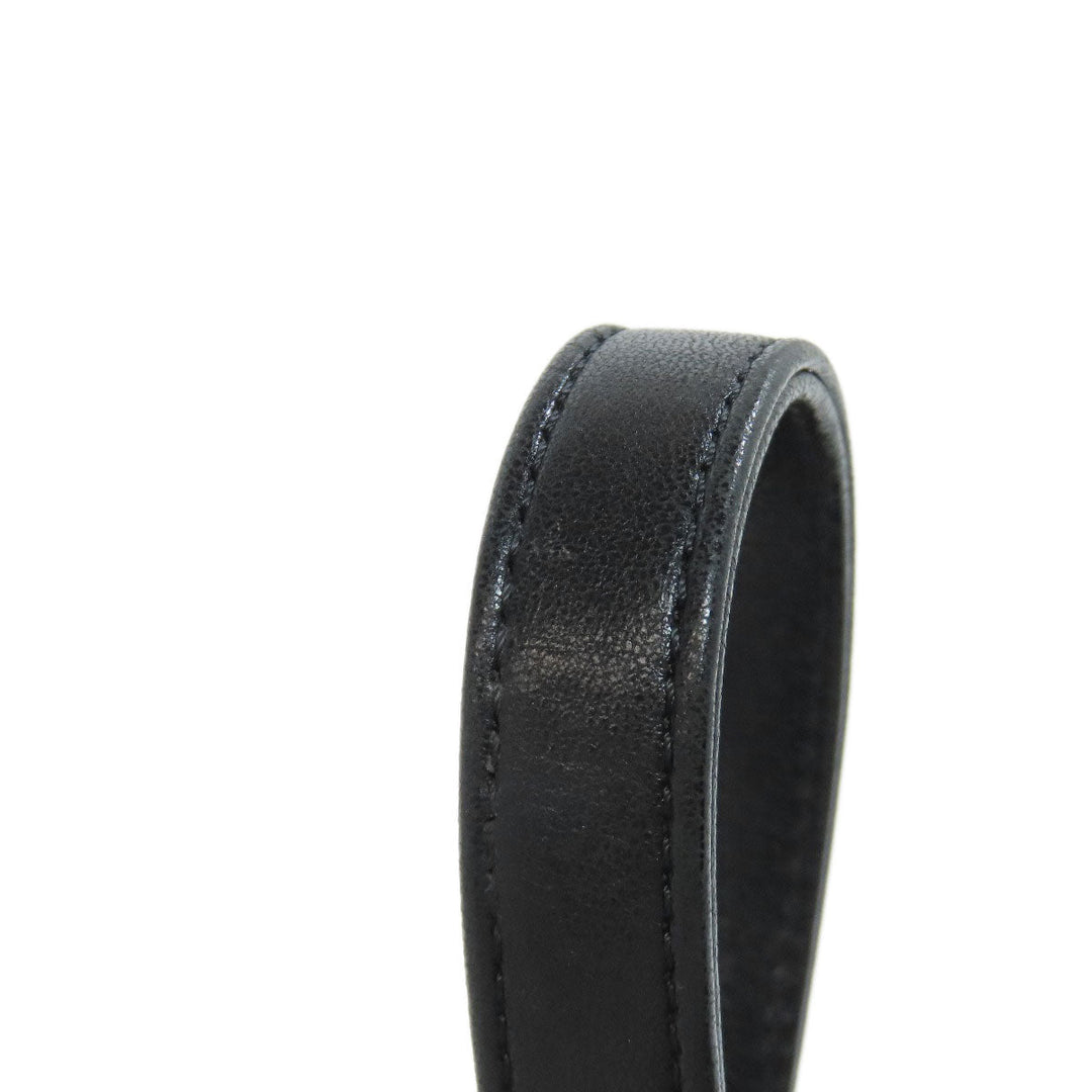 CHANEL Shoulder Bag lambskin black Vstitch Gold Metal 2WAY