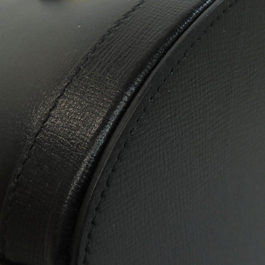GUCCI Shoulder Bag 602118 leather black Horsebit Bucket Bag Long Shoulder Women Used Authentic