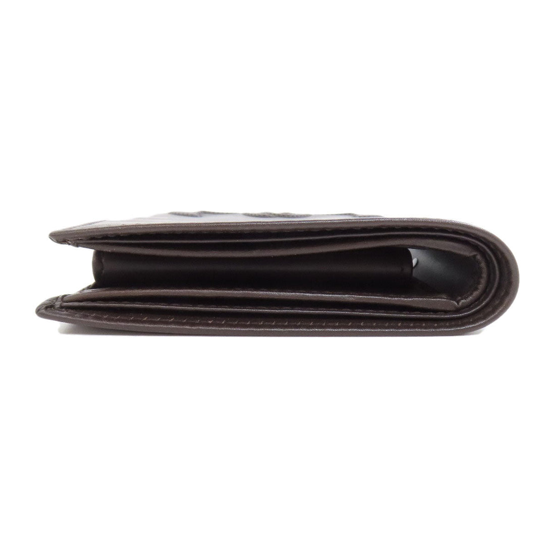 GUCCI Bifold Wallet 295597 leather Brown Horsebit mens Used Authentic