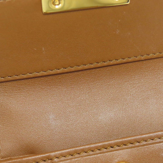 GUCCI Bifold Wallet 453155 PVC, Leather Brown GG Supreme Women Used Authentic
