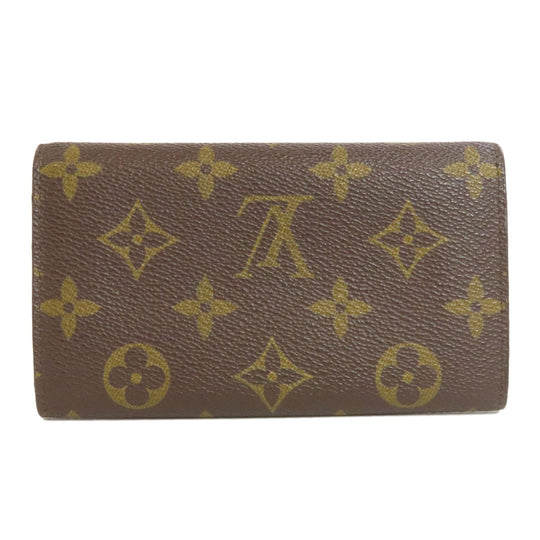 LOUIS VUITTON Bifold Wallet M61735 Monogram canvas Brown Portonet Zip Women Used Authentic