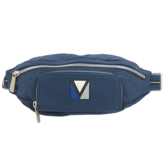 LOUIS VUITTON Hip bag M80706 Nylon Navy Louis Vuitton Cup Misen Women Used Authentic