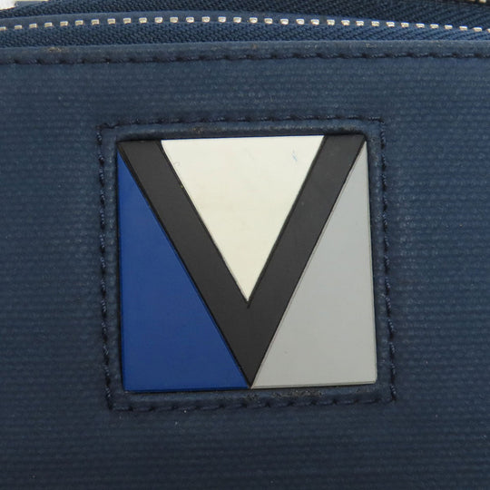 LOUIS VUITTON Hip bag M80706 Nylon Navy Louis Vuitton Cup Misen Women Used Authentic