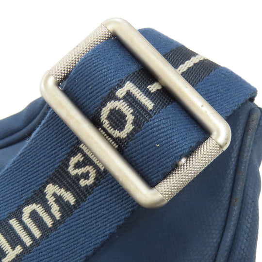 LOUIS VUITTON Hip bag M80706 Nylon Navy Louis Vuitton Cup Misen Women Used Authentic