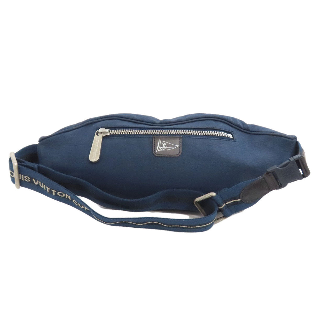 LOUIS VUITTON Hip bag M80706 Nylon Navy Louis Vuitton Cup Misen Women Used Authentic