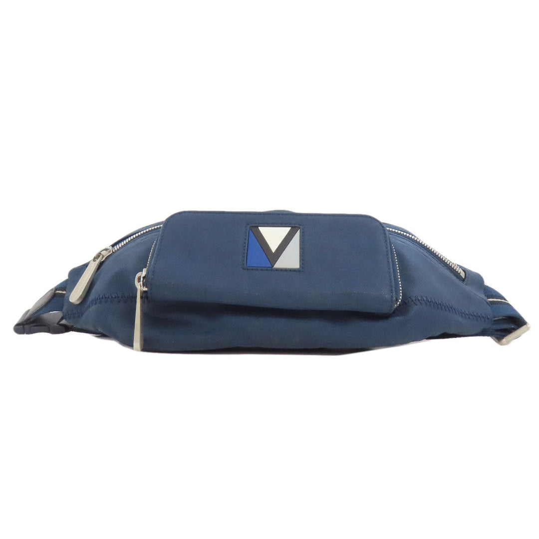 LOUIS VUITTON Hip bag M80706 Nylon Navy Louis Vuitton Cup Misen Women Used Authentic
