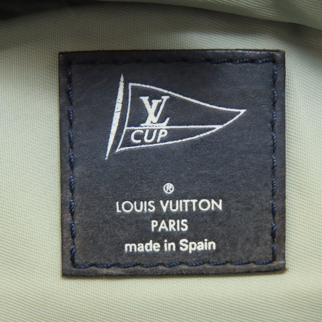 LOUIS VUITTON Hip bag M80706 Nylon Navy Louis Vuitton Cup Misen Women Used Authentic