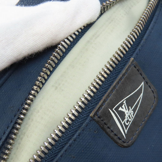 LOUIS VUITTON Hip bag M80706 Nylon Navy Louis Vuitton Cup Misen Women Used Authentic