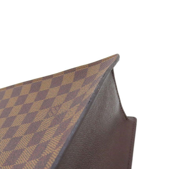 LOUIS VUITTON Tote Bag N51145 Damier canvas Brown Venice PM Women Used Authentic