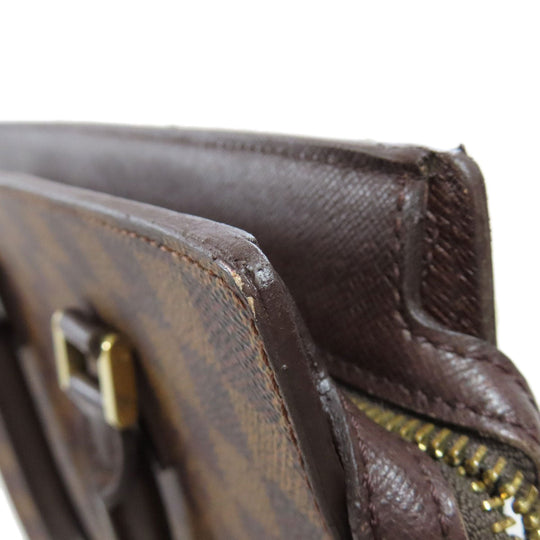 LOUIS VUITTON Tote Bag N51145 Damier canvas Brown Venice PM Women Used Authentic