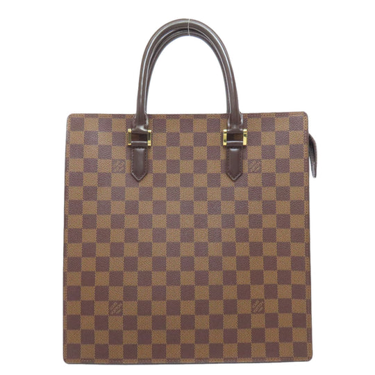 LOUIS VUITTON Tote Bag N51145 Damier canvas Brown Venice PM Women Used Authentic