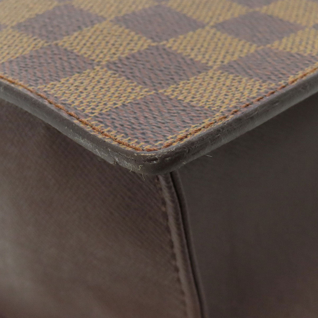 LOUIS VUITTON Tote Bag N51145 Damier canvas Brown Venice PM Women Used Authentic