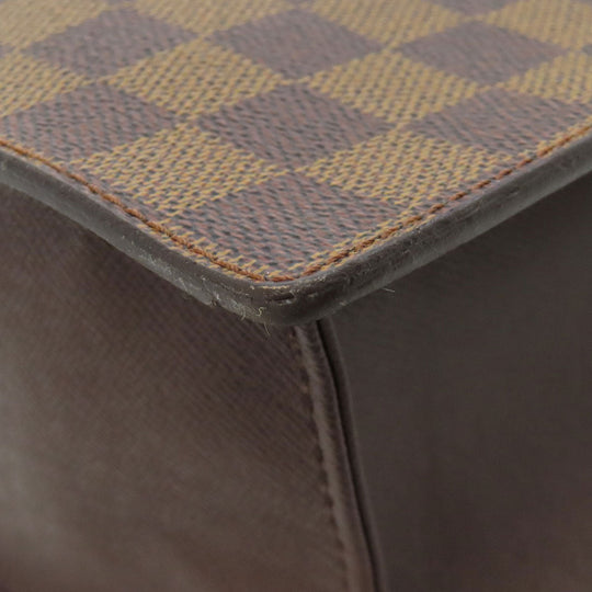 LOUIS VUITTON Tote Bag N51145 Damier canvas Brown Venice PM Women Used Authentic