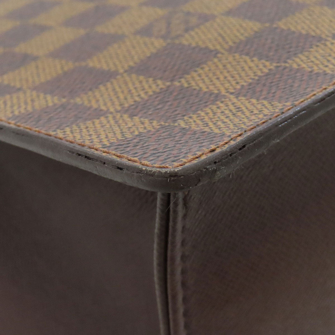 LOUIS VUITTON Tote Bag N51145 Damier canvas Brown Venice PM Women Used Authentic