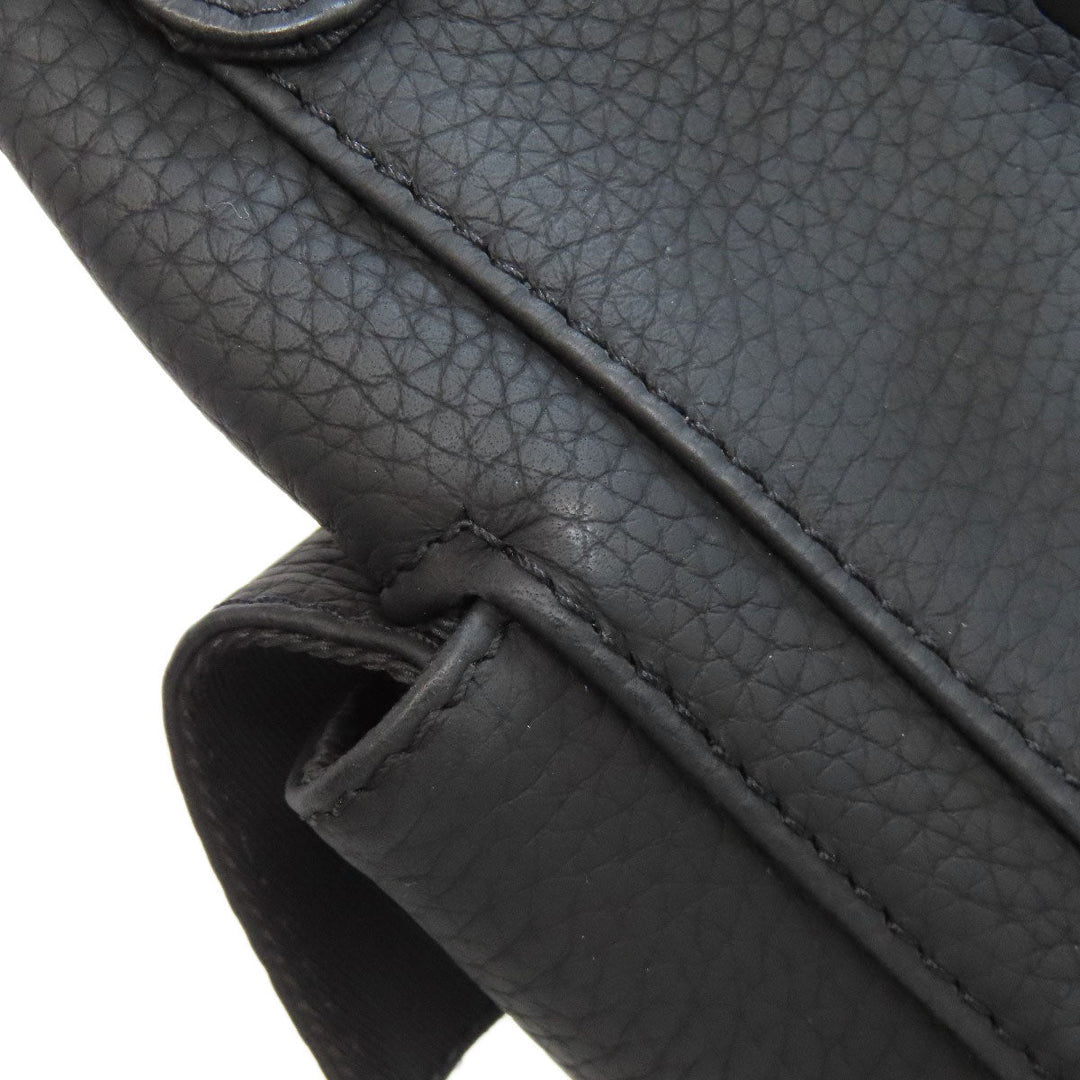 LOUIS VUITTON Sling bag M58495 Taurillon Clemence black Christopher XS Women Used Authentic