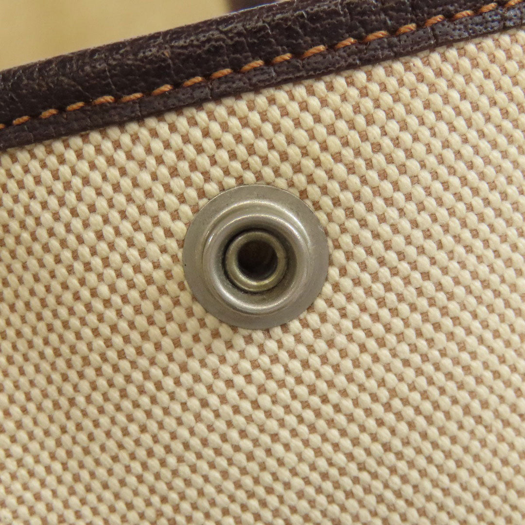 HERMES Tote Bag Tower ash beige Garden Party PM SilverMetal Women Used Authentic