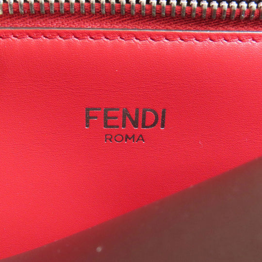 FENDI Handbag Calfskin Brown Peek-A-Boo Icy You Women Used Authentic