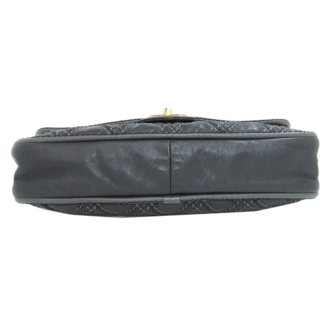 CHANEL Shoulder Bag Calfskin black ChainShoulder COCO Mark Gold Metal Women Used Authentic