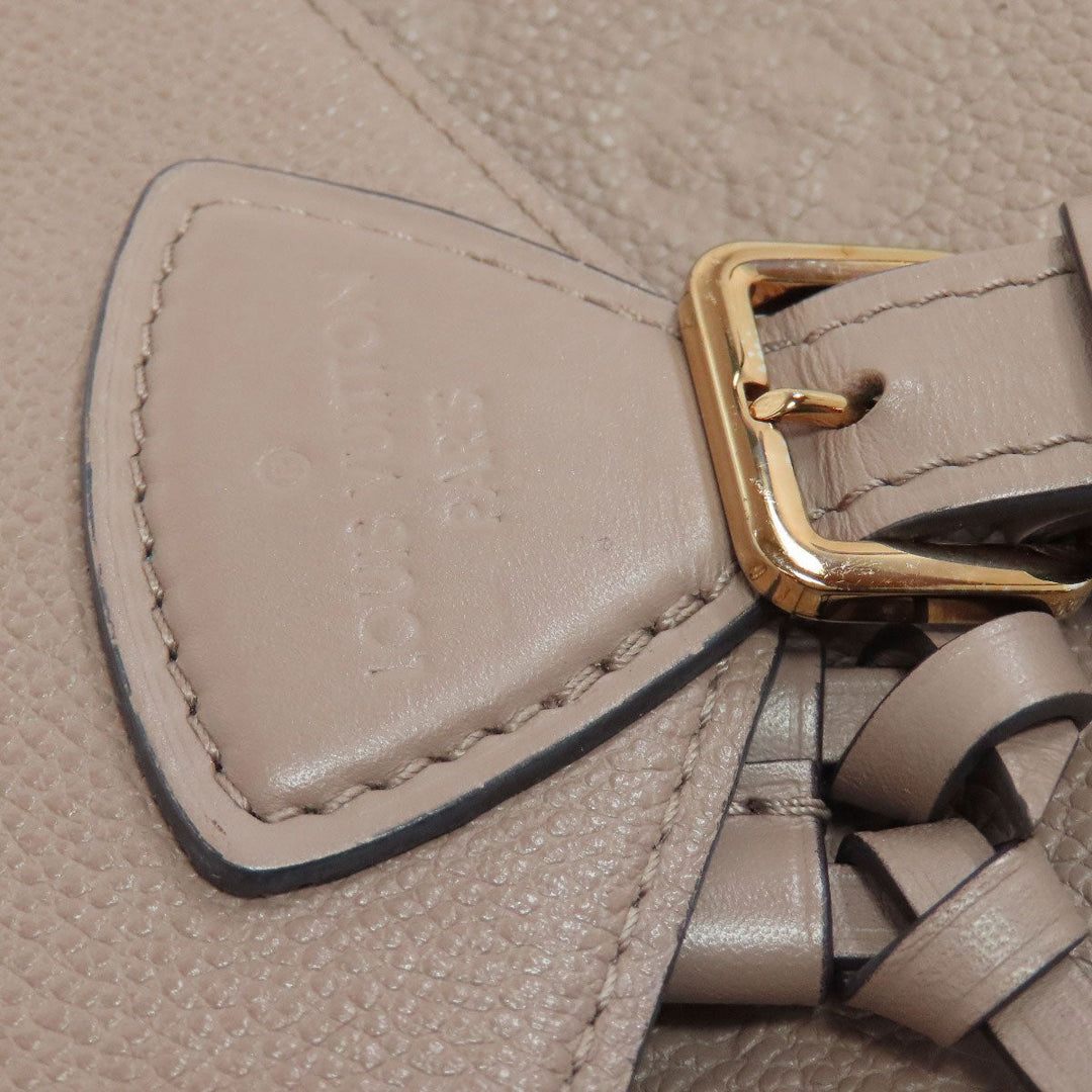 LOUIS VUITTON Backpack M45410 Ann Platt beige MontsourisPM