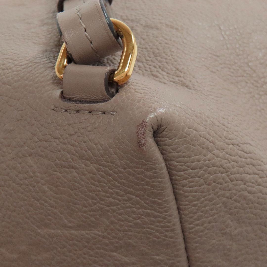 LOUIS VUITTON Backpack M45410 Ann Platt beige MontsourisPM