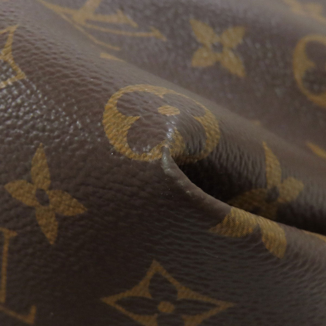 LOUIS VUITTON Handbag M44359 Monogram canvas Brown Flower Zip Tote PM Women Used Authentic