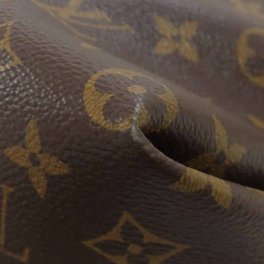LOUIS VUITTON Handbag M44359 Monogram canvas Brown Flower Zip Tote PM Women Used Authentic