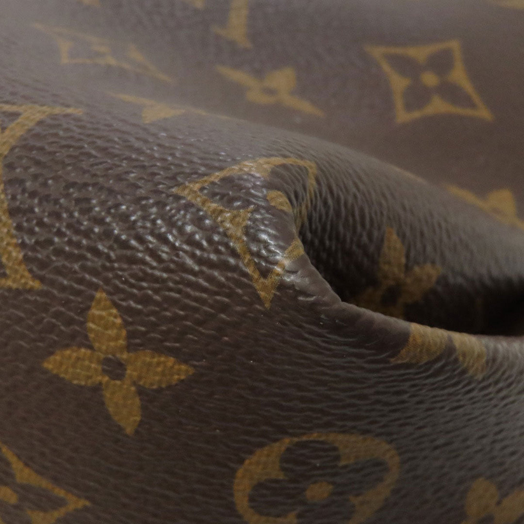 LOUIS VUITTON Handbag M44359 Monogram canvas Brown Flower Zip Tote PM Women Used Authentic