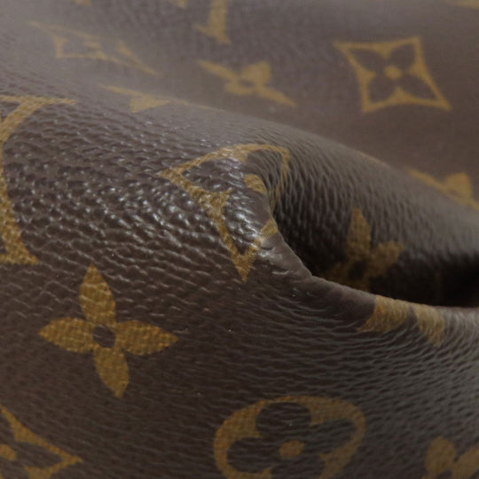 LOUIS VUITTON Handbag M44359 Monogram canvas Brown Flower Zip Tote PM Women Used Authentic