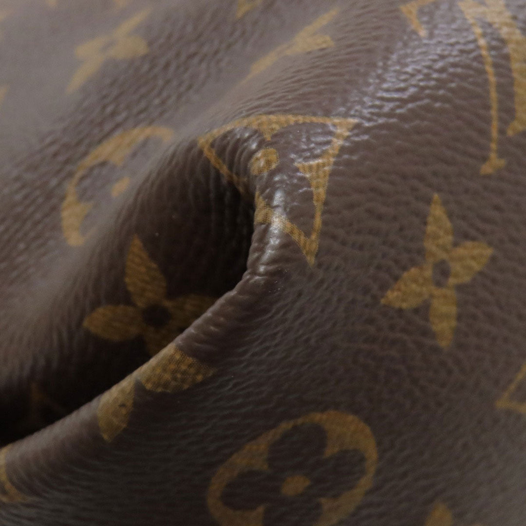 LOUIS VUITTON Handbag M44359 Monogram canvas Brown Flower Zip Tote PM Women Used Authentic