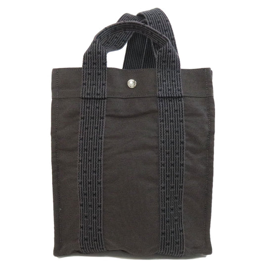 HERMES Backpack canvas gray Her Line add PM Women Used Authentic
